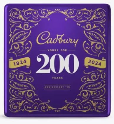 *BRITISH GOODS* Classic Festive 200 yer anniversary tin with chocolates. Imported from UK/Britain/England